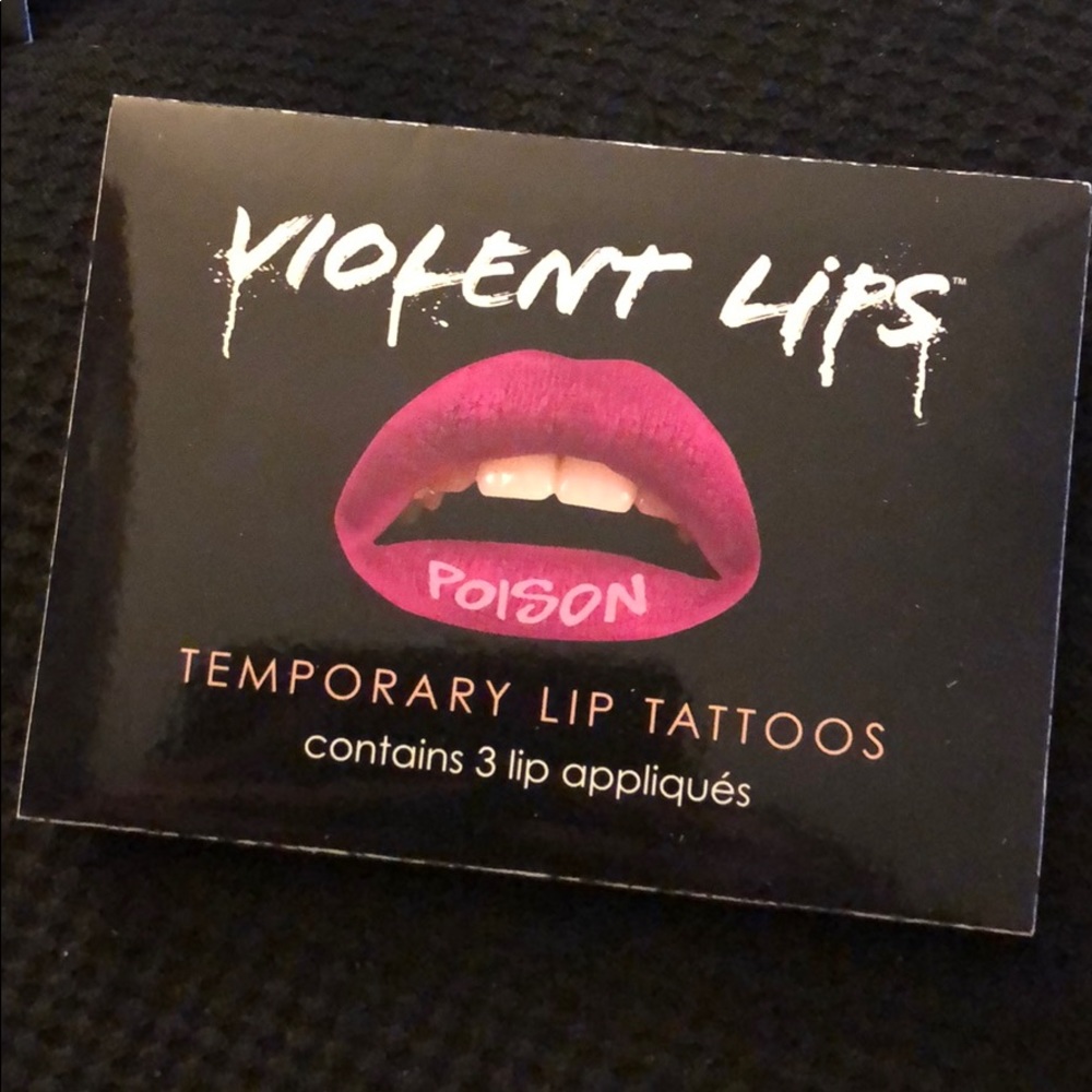 Violent lips temporary lip tattoos